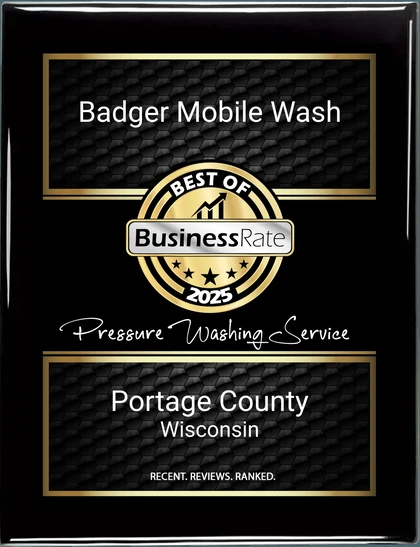 Badger Mobile Wash Best of BusinessRate 2025 pressure washing service award
