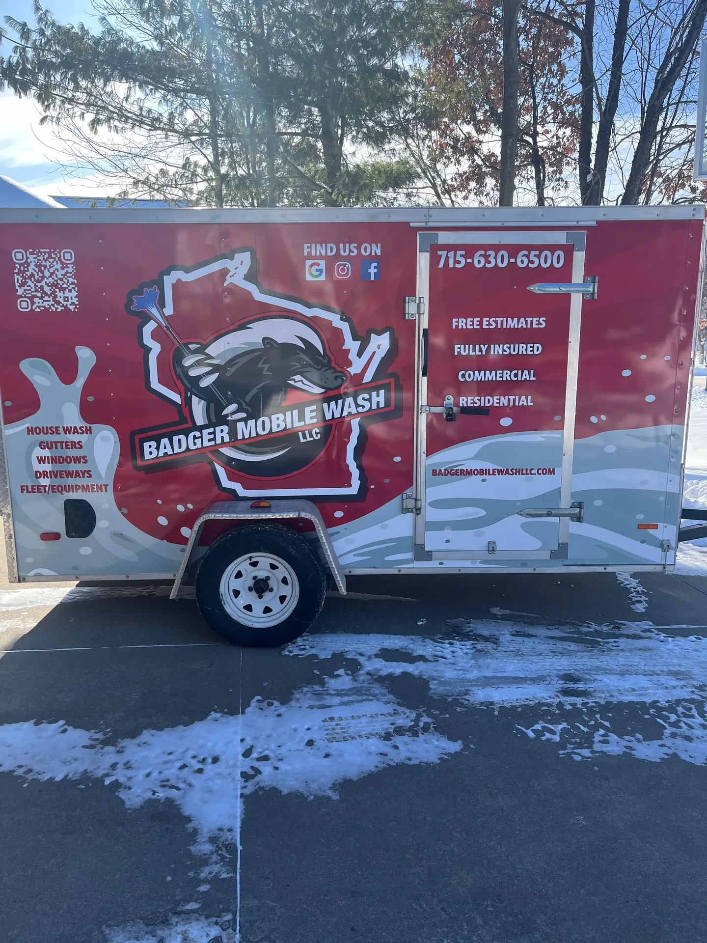 Badger Mobile Wash pressure washing and cleaning project in Wisconsin