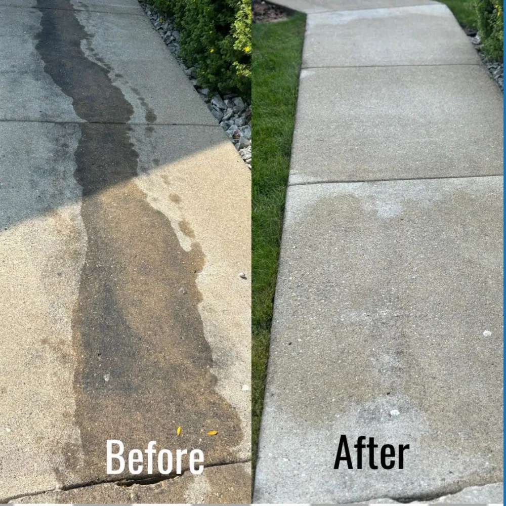 Badger Mobile Wash pressure washing and cleaning project in Wisconsin