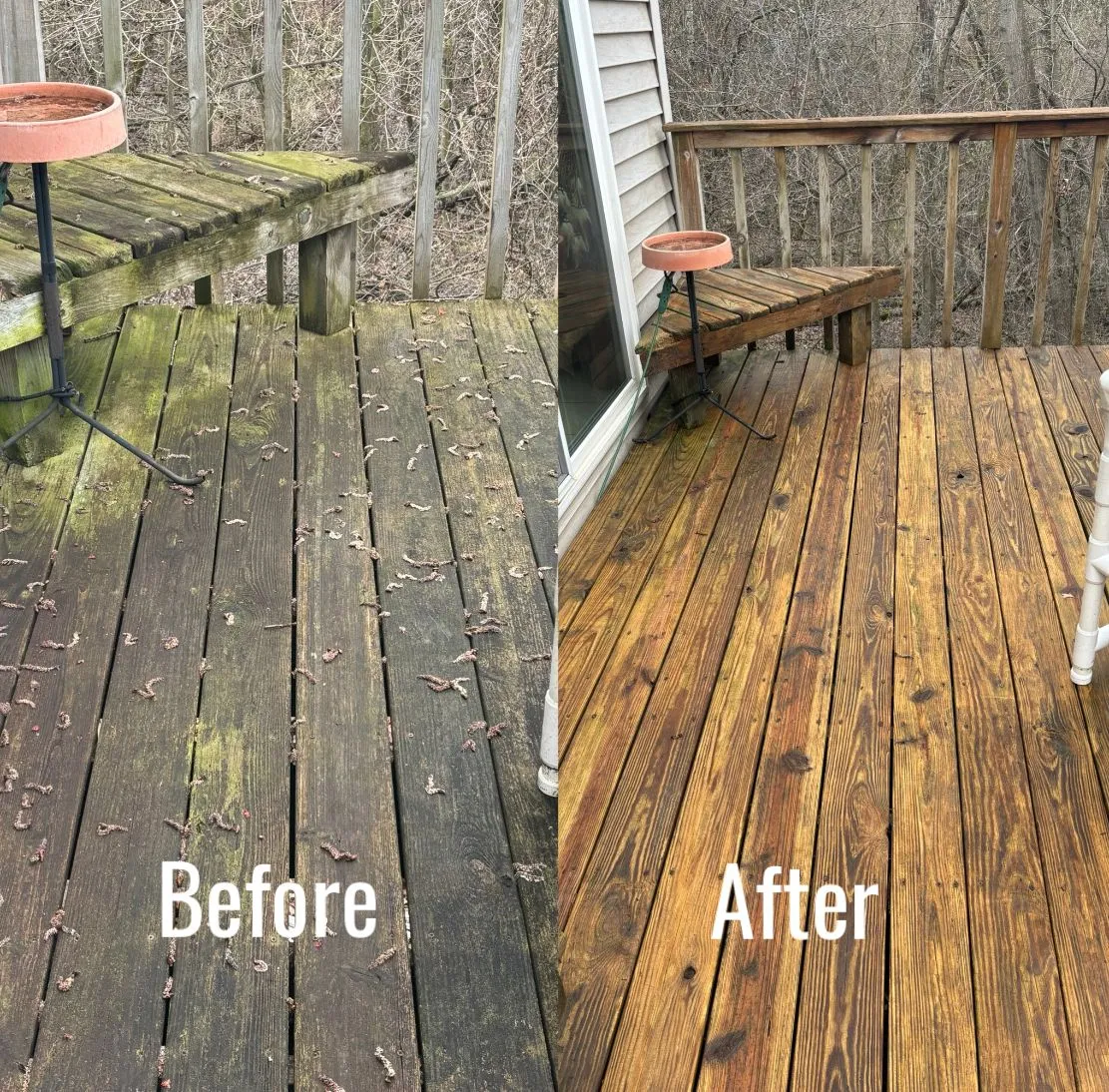 Deck Cleaning project by Badger Mobile Wash in Wisconsin