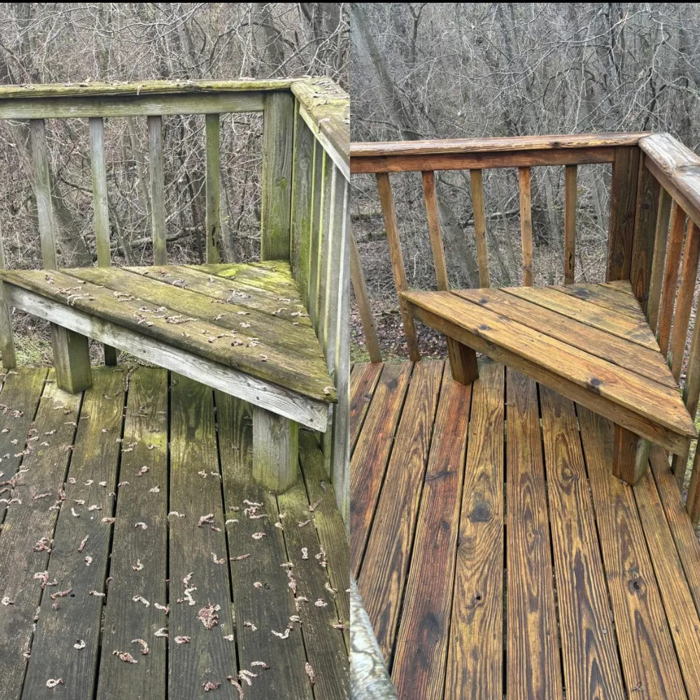 Deck Cleaning project by Badger Mobile Wash in Wisconsin