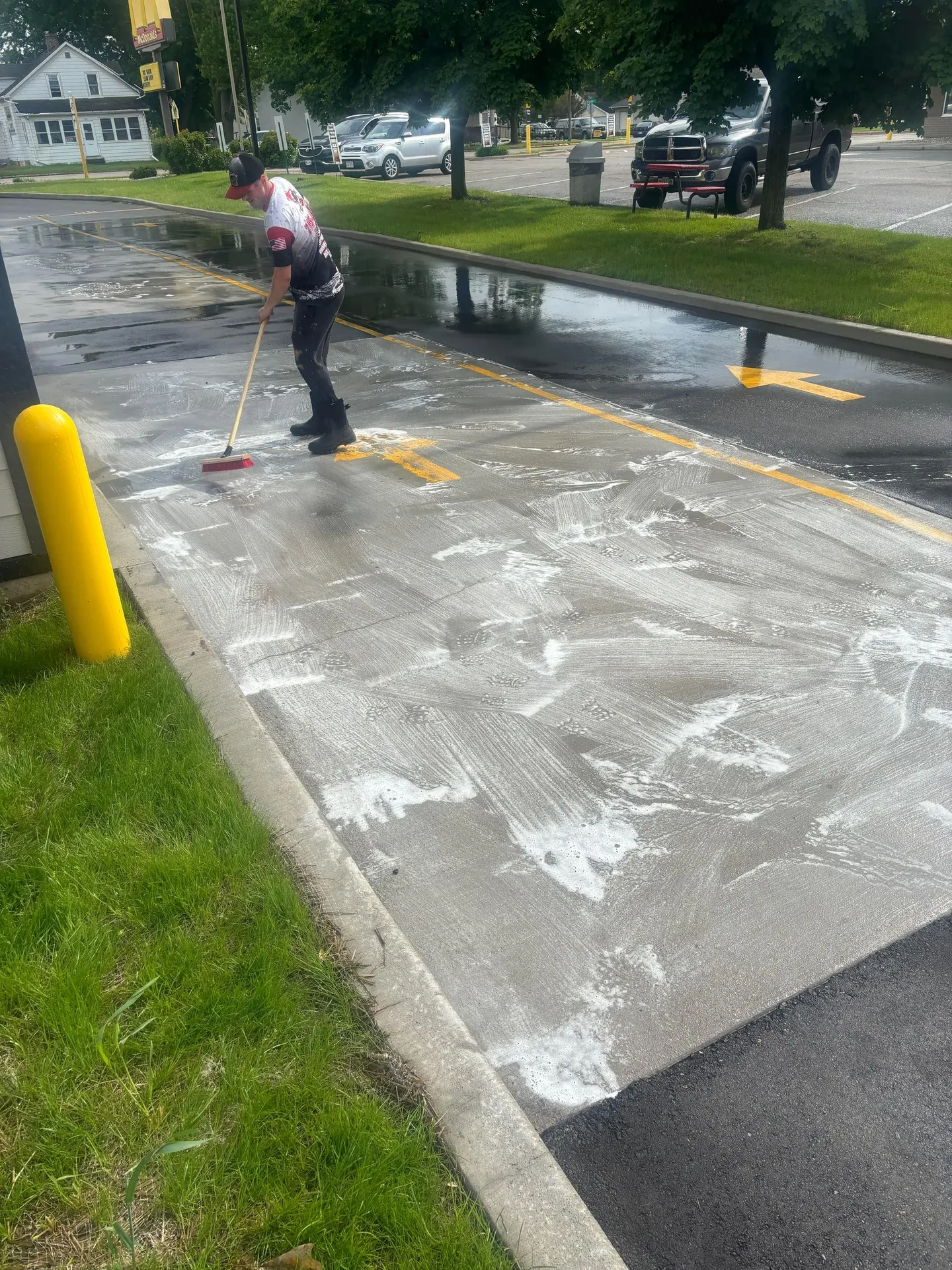 Commercial Pressure Washing project by Badger Mobile Wash