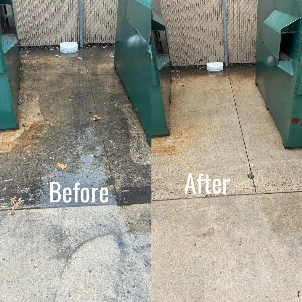 Badger Mobile Wash residential pressure washing project in Wisconsin