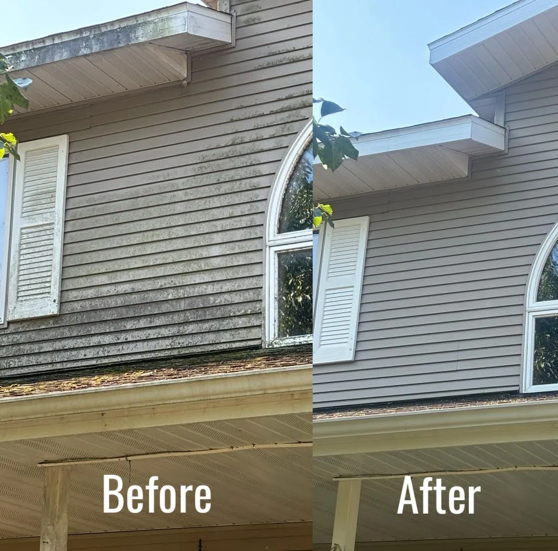 Roof Cleaning project by Badger Mobile Wash in Wisconsin
