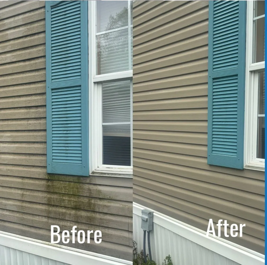 Residential Pressure Washing project by Badger Mobile Wash