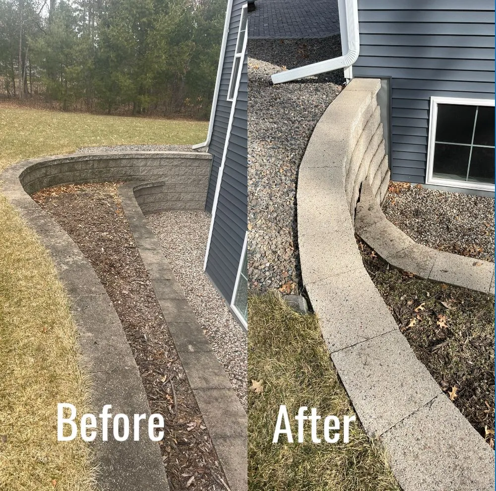Residential Pressure Washing project by Badger Mobile Wash