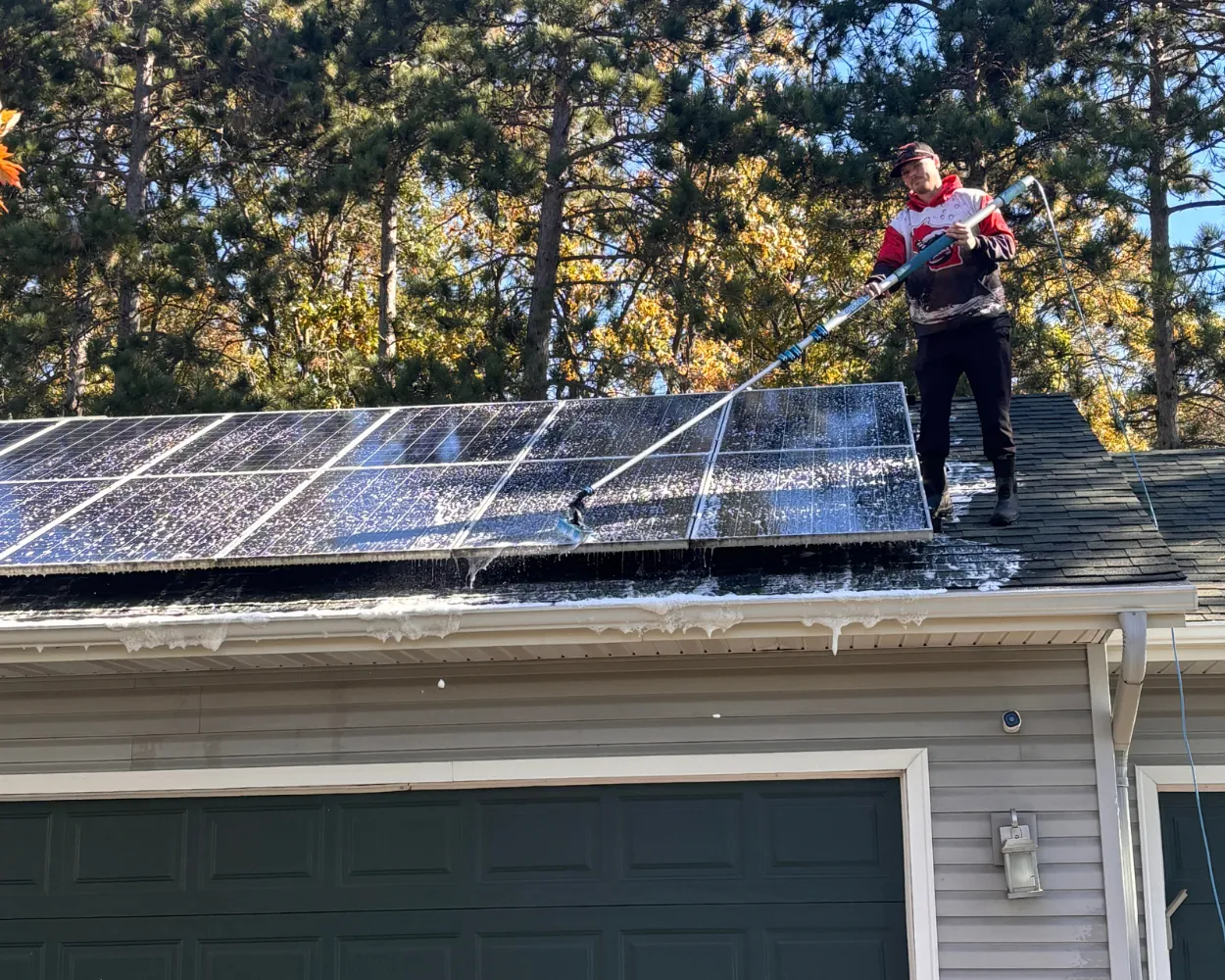 Roof Cleaning project by Badger Mobile Wash in Wisconsin