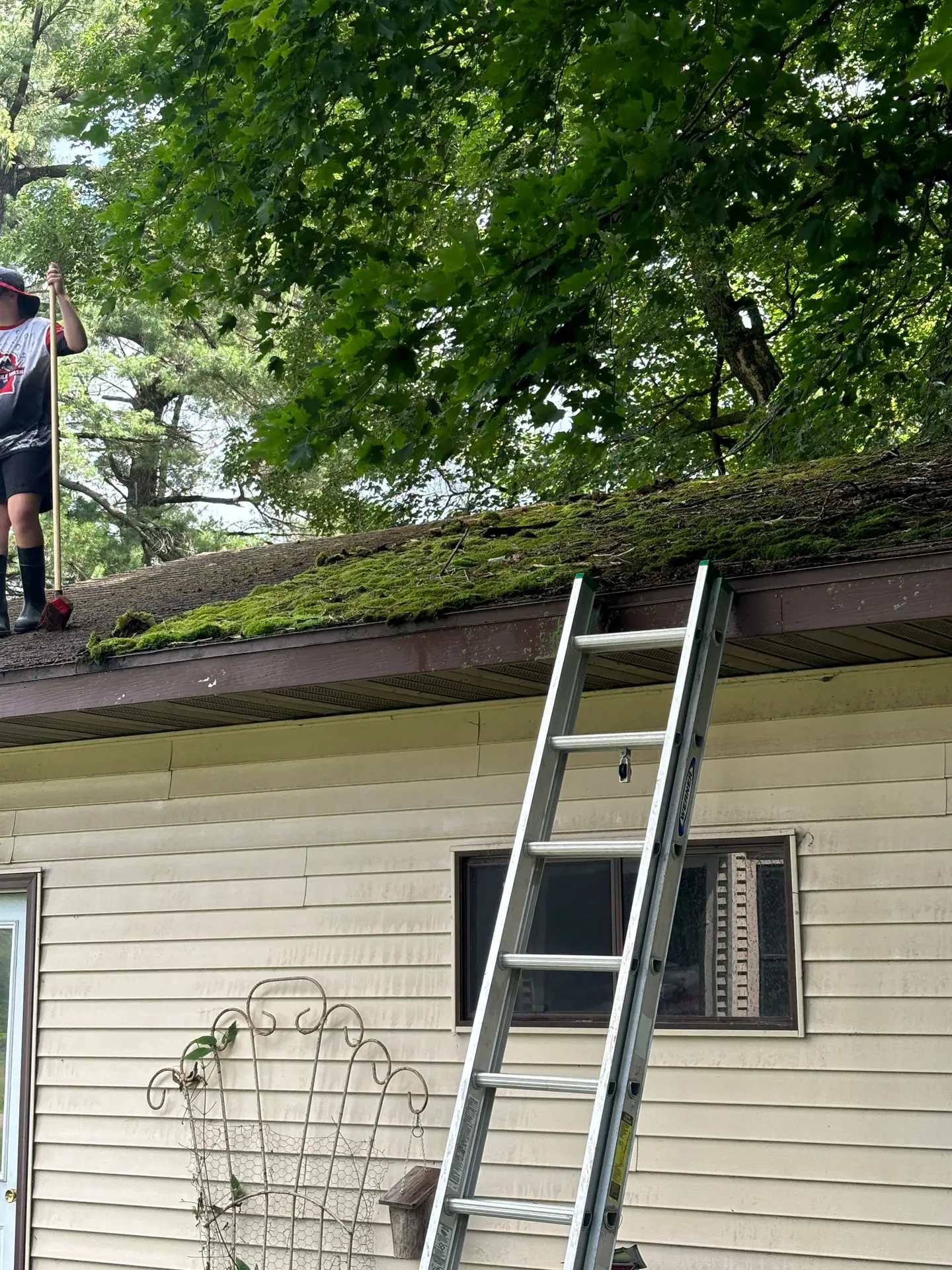 Roof Cleaning by Badger Mobile Wash Wisconsin