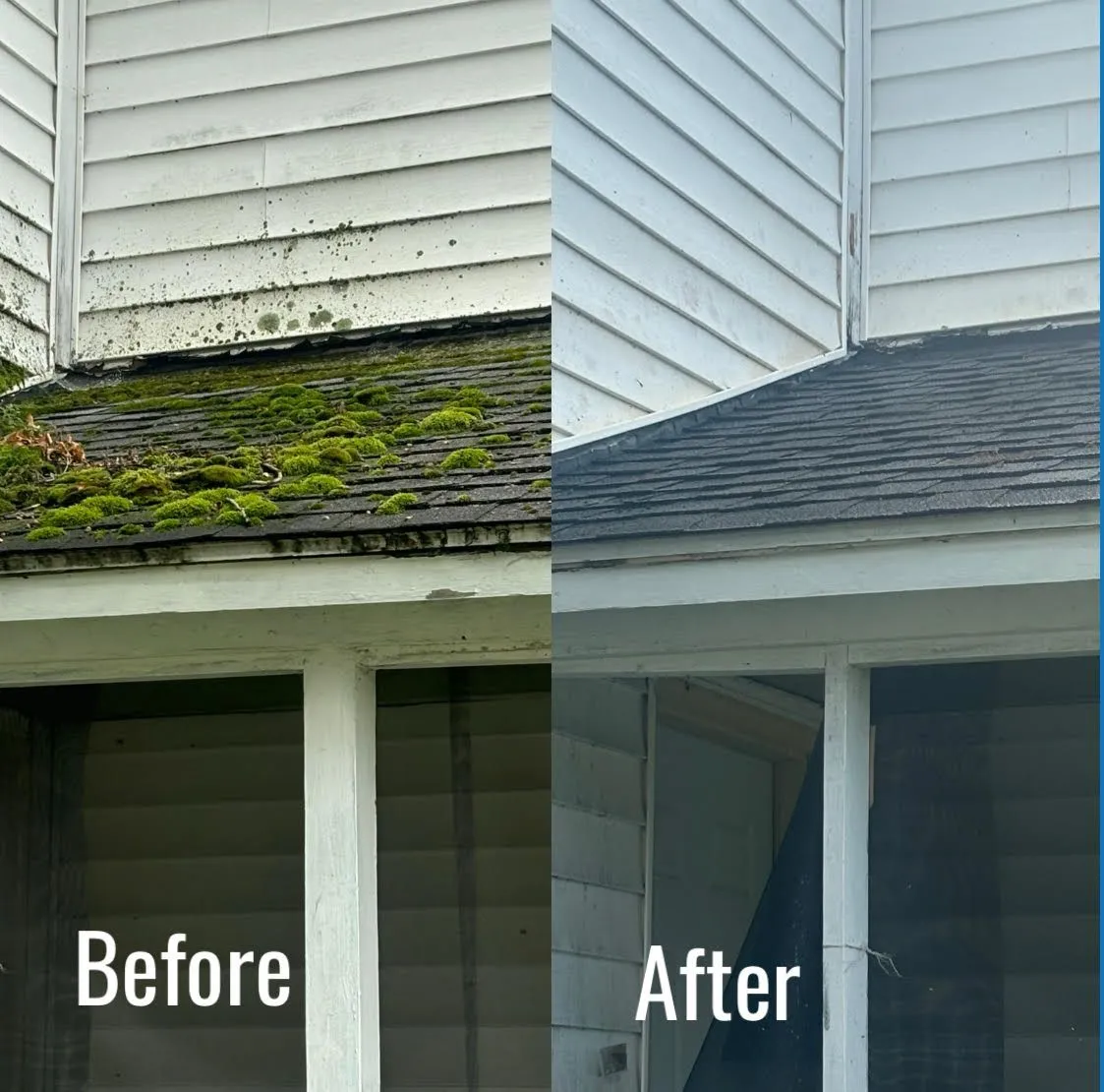 Roof Cleaning project by Badger Mobile Wash in Wisconsin