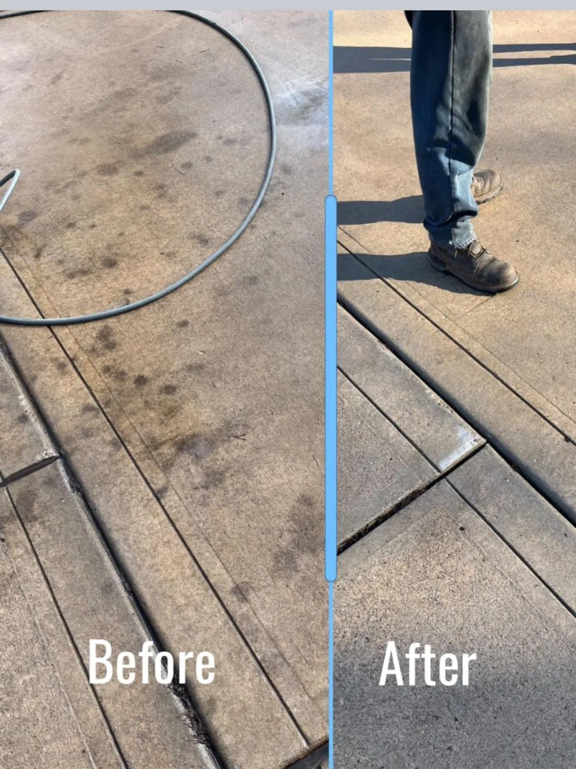 Patio Cleaning project by Badger Mobile Wash in Wisconsin