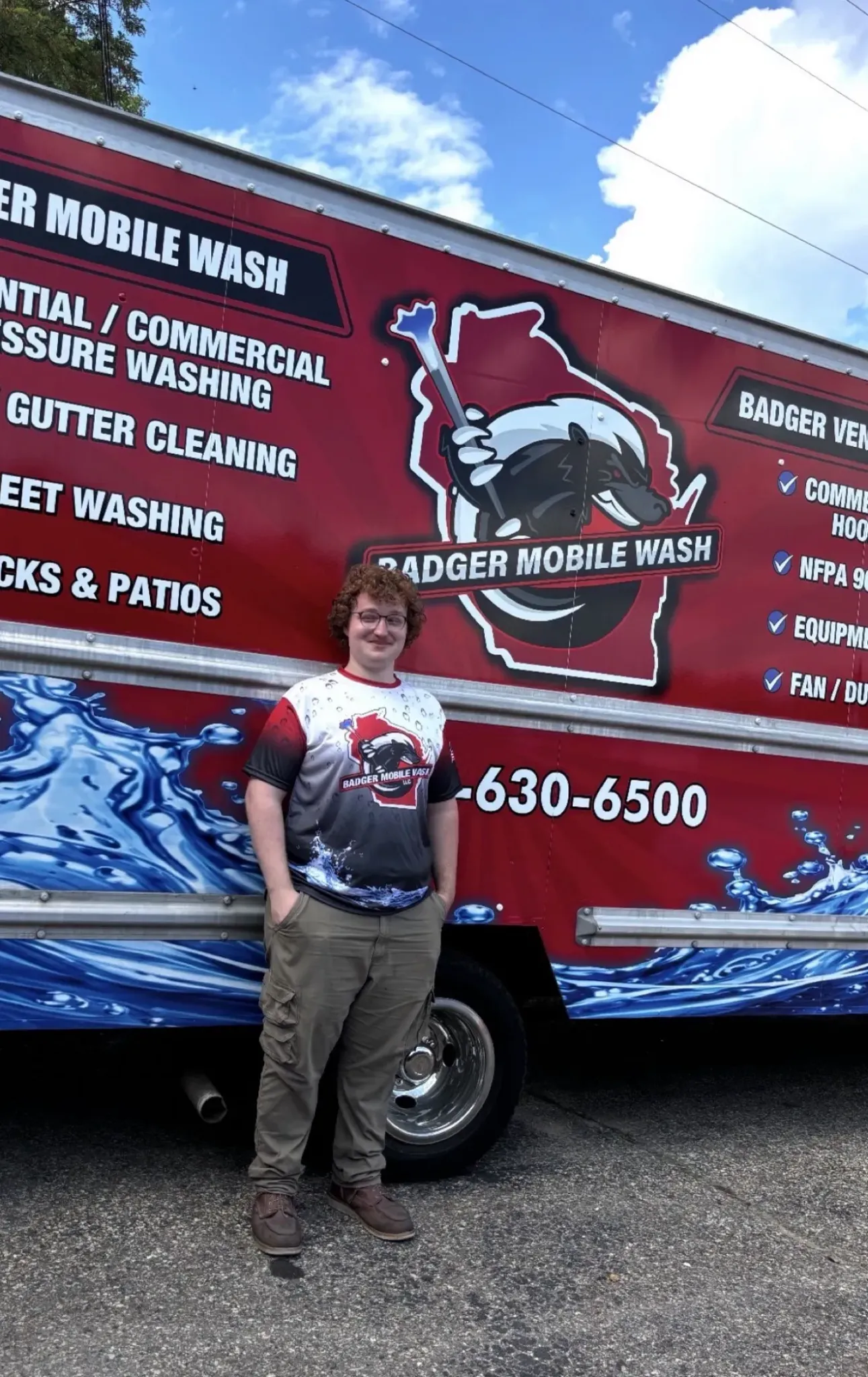 Levi - Badger Mobile Wash team member
