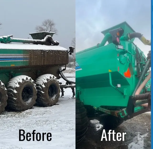 Badger Mobile Wash pressure washing and cleaning project in Wisconsin