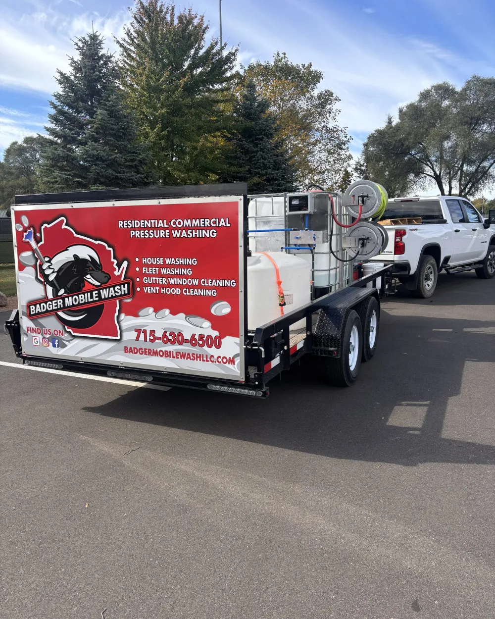 Badger Mobile Wash pressure washing and cleaning project in Wisconsin