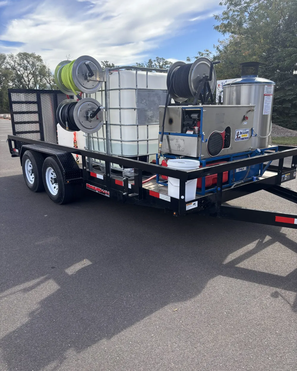 Badger Mobile Wash pressure washing and cleaning project in Wisconsin