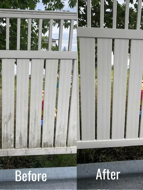 Fence & Siding Cleaning project by Badger Mobile Wash in Wisconsin