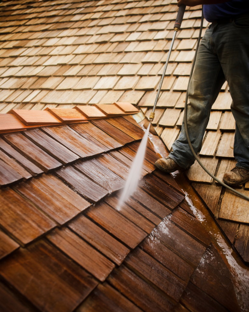 Roof Wash – Vertical